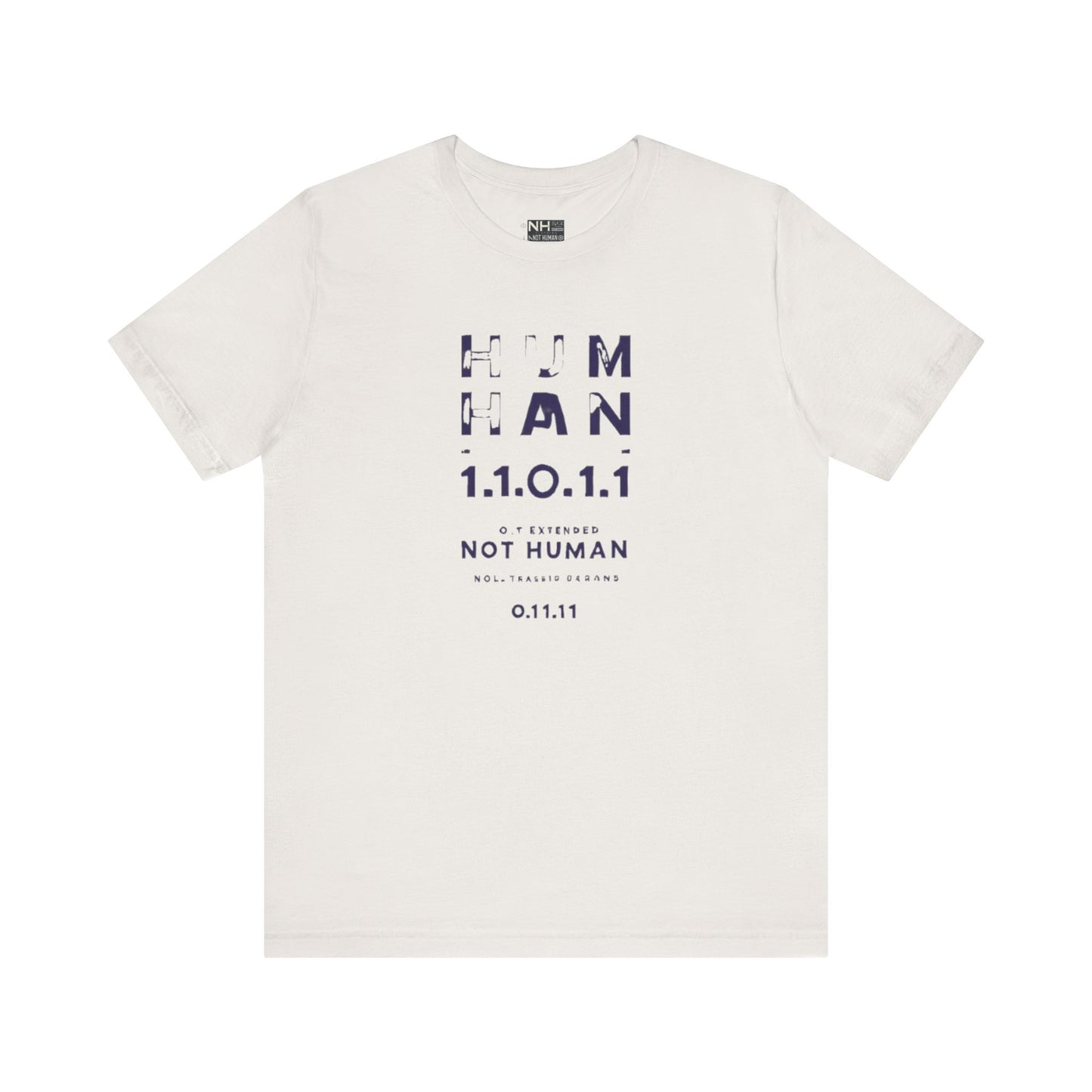 Human 1.1.0 - Fitted Unisex Jersey Short Sleeve Tee