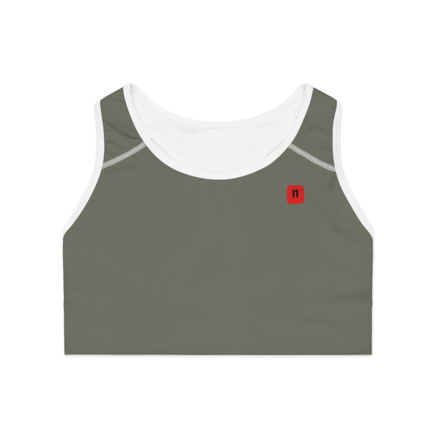 Green /Red Stylish Sports Bra for Comfort and Performance