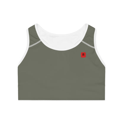 Green /Red Stylish Sports Bra for Comfort and Performance