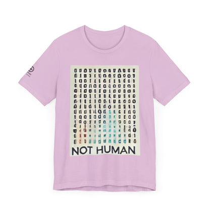 Not Human's Fitted Unisex Jersey Short Sleeve Tee