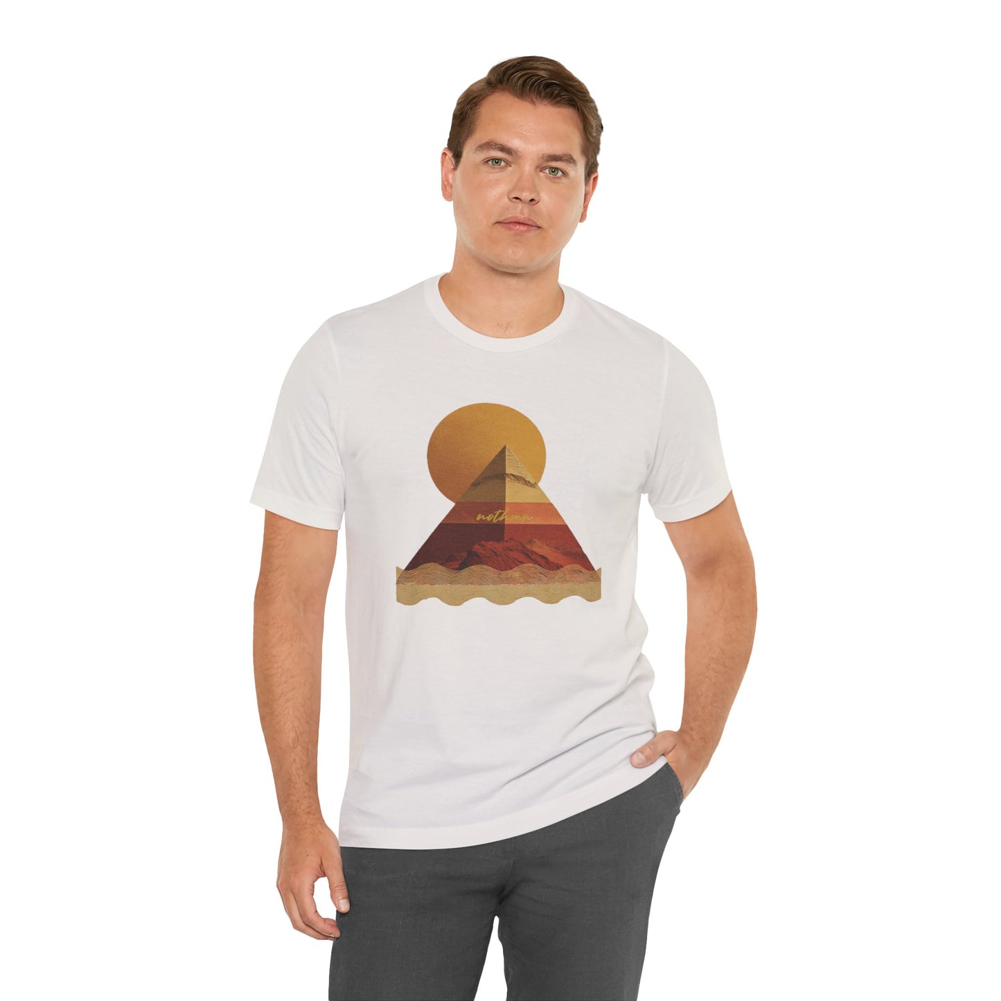 Pyramid Awakening - Fitted Unisex Jersey Short Sleeve Tee