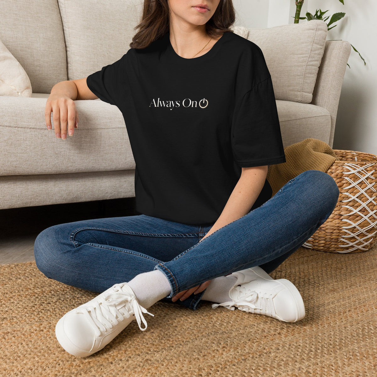 Always On T-Shirt — Minimalist Graphic Tee