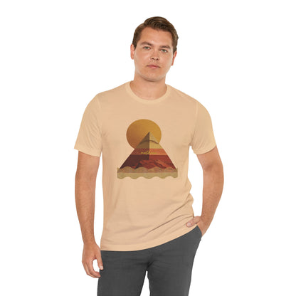 Pyramid Awakening - Fitted Unisex Jersey Short Sleeve Tee