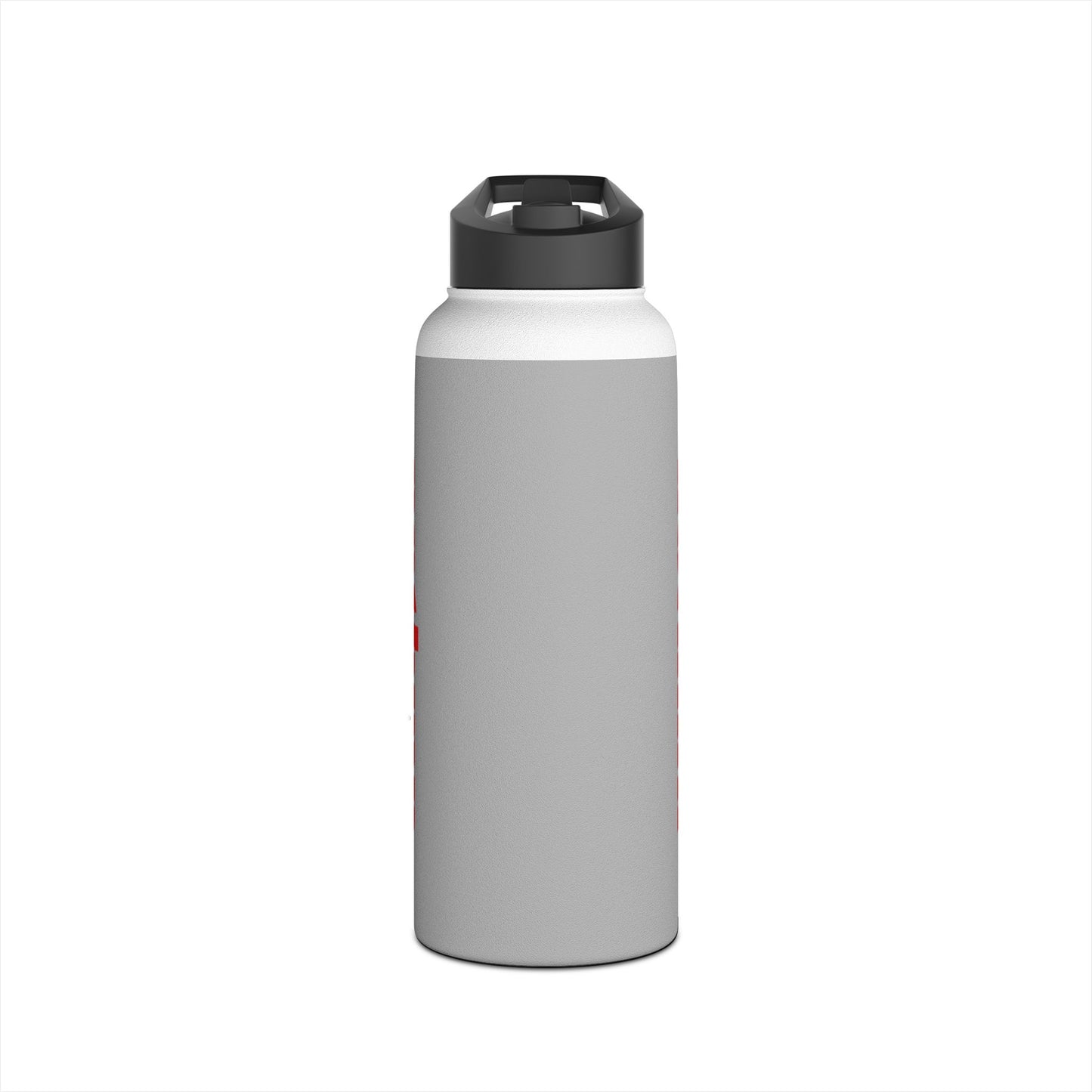 Grey Sleek Stainless Steel Water Bottle, Insulated Drinkware, Travel Mug, Outdoor Sports Bottle, Eco-Friendly Hydration