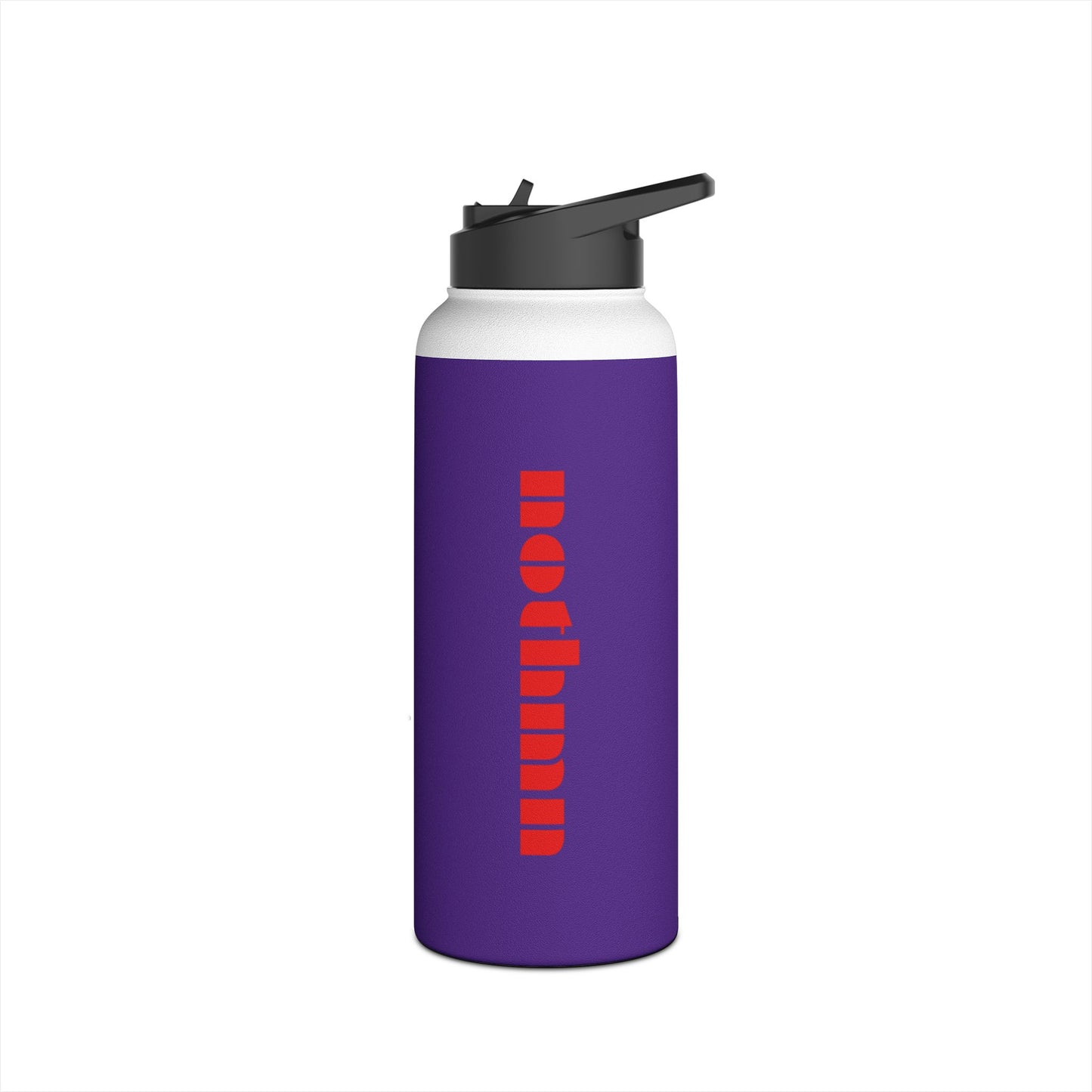 Purple Sleek Stainless Steel Water Bottle, Insulated Drinkware, Travel Mug, Outdoor Sports Bottle, Eco-Friendly Hydration